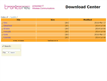 Tablet Screenshot of download.tronico.net